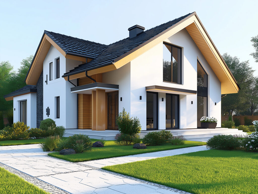front-view-modern-luxurious-house