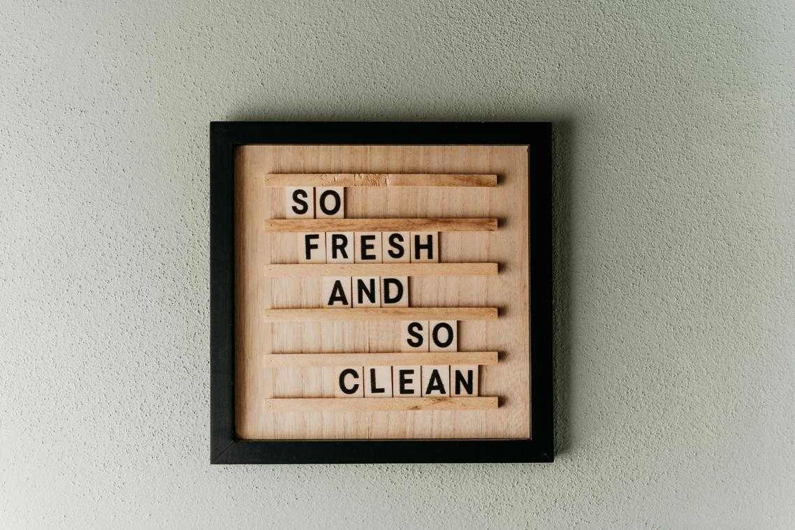 weekly cleaning